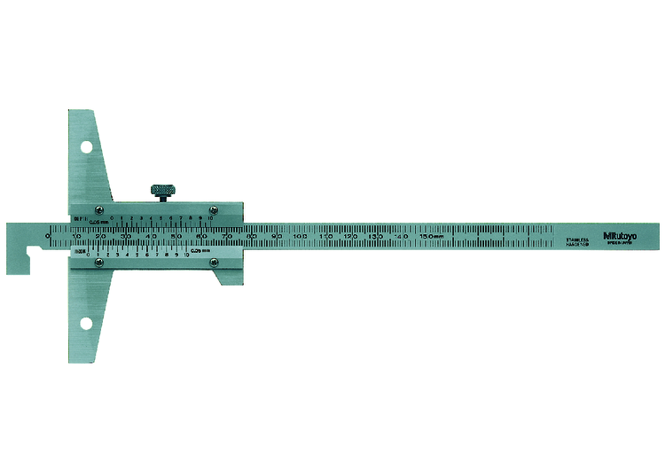 Mitutoyo Nóniuszos mélységmérő horgas véggel, 0-300 mm, 0.05 mm (527-403) termék fő termékképe